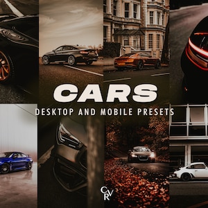 15 Car Lightroom Presets Bundle. Desktop And Mobile Compatible. 15 Different Presets. Cinematic Sport Car Automotive Presets Instagram Photo