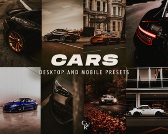 15 Car Lightroom Presets Bundle. Desktop And Mobile Compatible. 15 Different Presets. Cinematic Sport Car Automotive Presets Instagram Photo