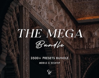 3500+ MEGA Bundle Presets - Mobile and Desktop - Lightroom Preset Bundle for Instagram - Best Deal - Brown, Minimal, Aesthetic Photo Filter