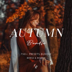 750+ voorinstellingen HERFST-bundel - mobiel en desktop - Lightroom-voorinstellingenbundel voor Instagram - beste deal - donker, warm filter, humeurige fotobewerking