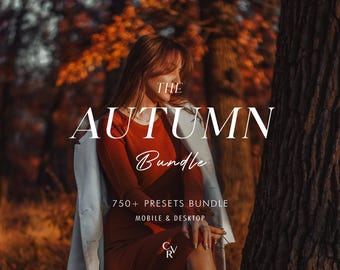 750+ AUTUMN Bundle Presets - Mobile and Desktop - Lightroom Preset Bundle for Instagram - Best Deal - Dark, Warm Filter, Moody Photo Edit