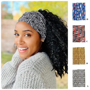 Black Pride Boho Head Wrap, Black History Month, Juneteenth