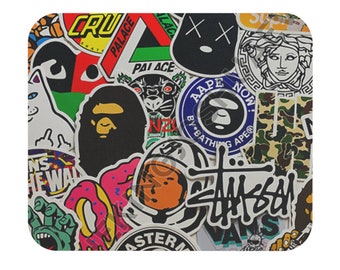 sticker hypebeast Mouse Pad (Rectangle)