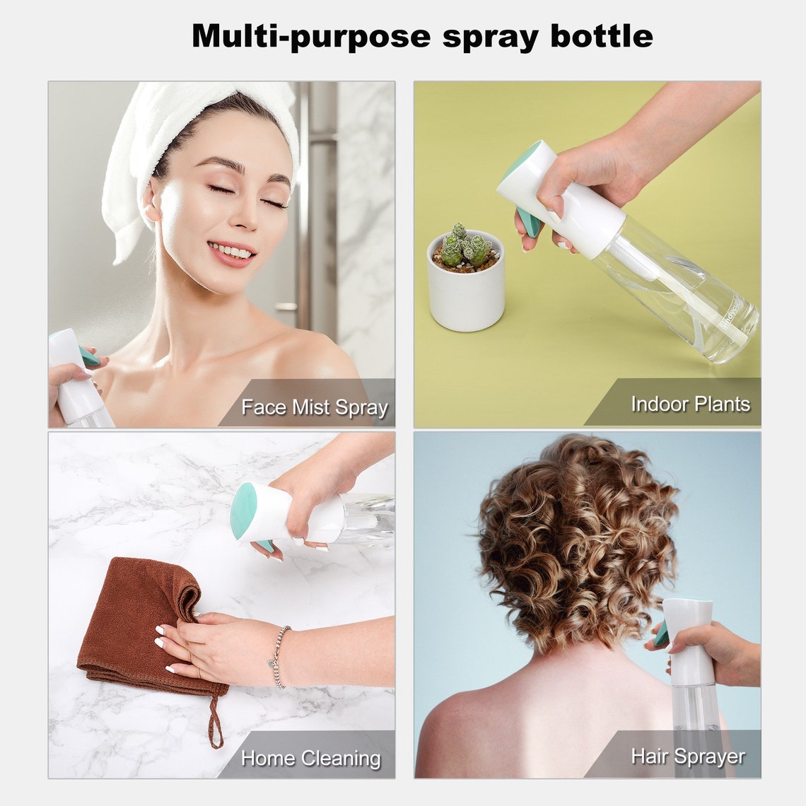 Continuous Mist Spray Bottle For Hair 10oz and Detangling Etsy