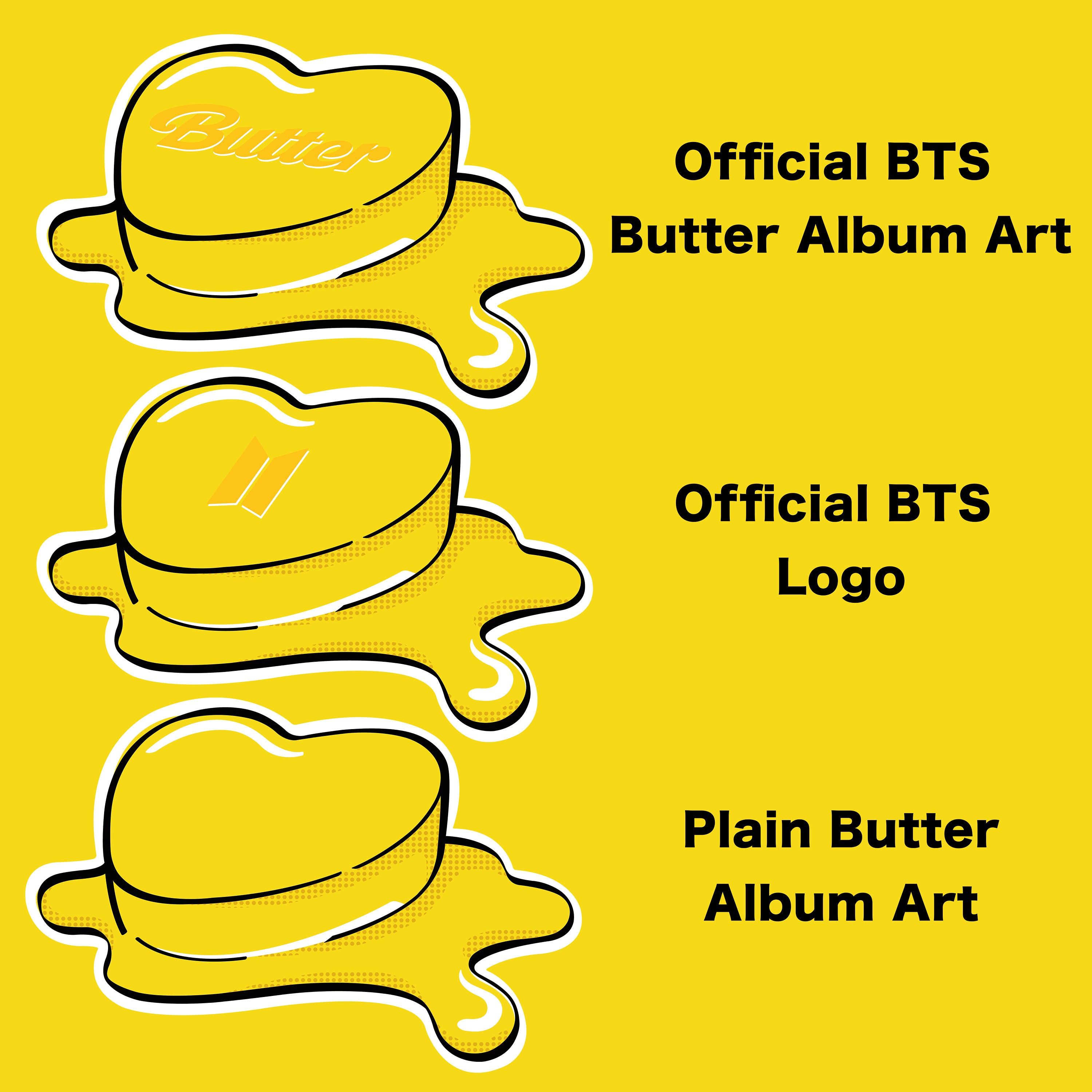 BTS Butter Official Album Logo SVG Bundle PNG Illustrator | Etsy