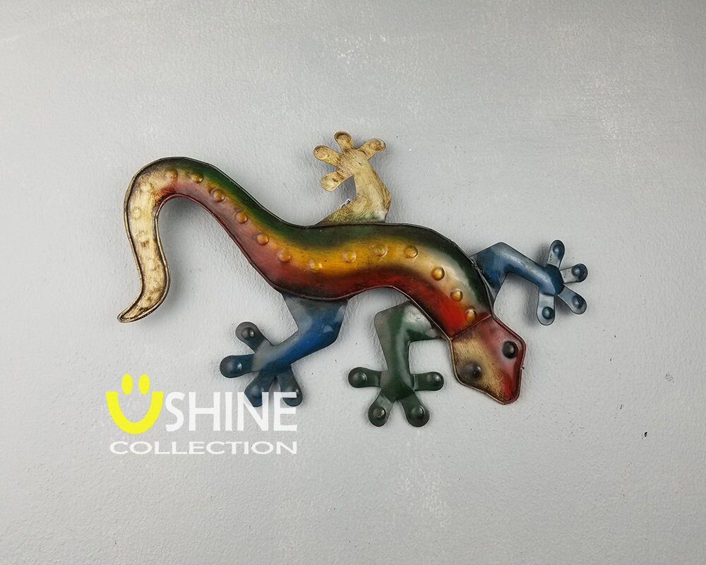 Antique Iron Gecko Wall HangingLizard DecorationHome Etsy