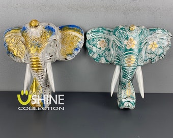 Elephant Mask,Elephant,Wooden Mask,Wall Decor,Vintage Mask,Wall Art,Wall Hanging,Elephant Decor,Elephant Gift,Elephant Wall Mask,Wall Decor