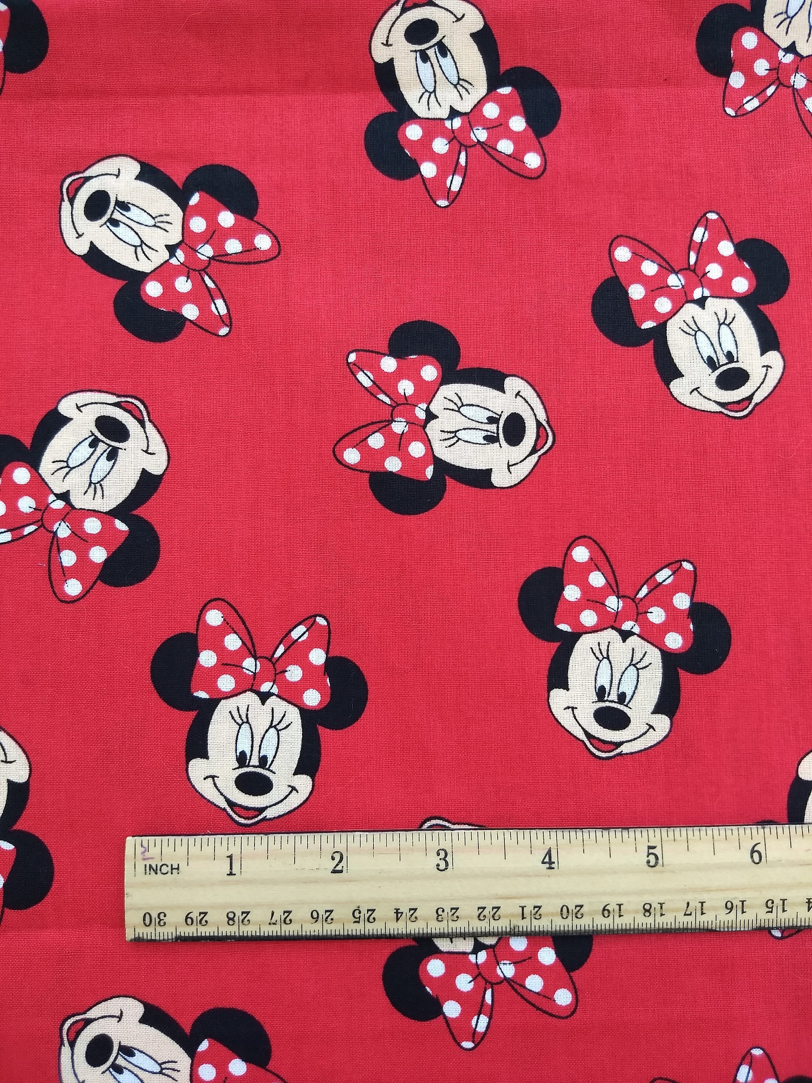 Minnie Mouse 1/2 Yard Cotton FABRIC Etsy