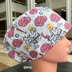 Let Me Overthink About It Neurology Scrub Cap Euro Style