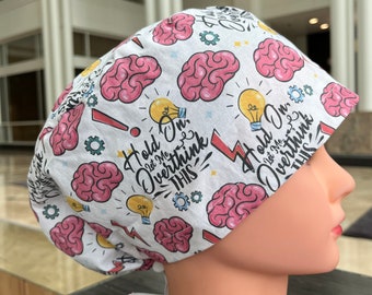 Let Me Overthink About It Neurology Scrub Cap Euro Style