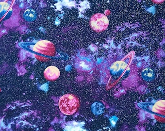 Tissu REMNANT Planètes Violettes et Galaxie
