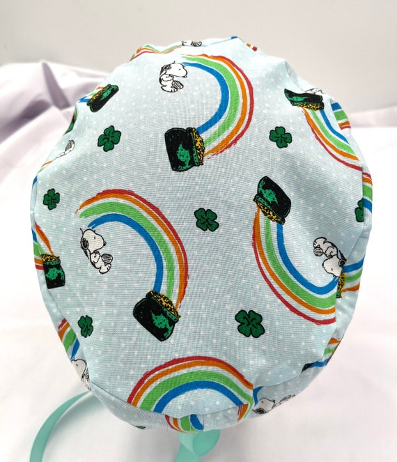 Snoopy St Patrick’s Day Scrub Cap
