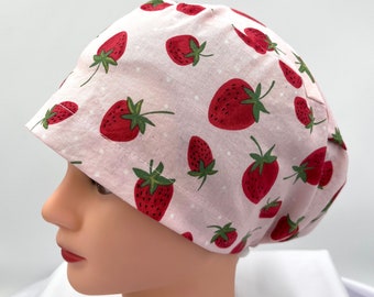 Strawberry Scrub Hat - Etsy