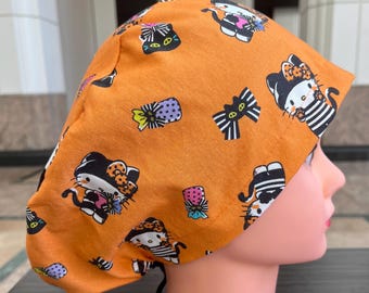 Hello Kitty Too Halloween Scrub Cap