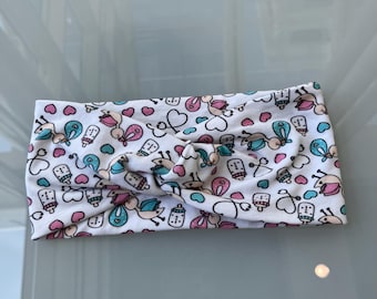 Stork and Babies Labor and Delivery Nurse Headband
