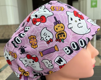 Hello Kitty Ghost Halloween Scrub Cap