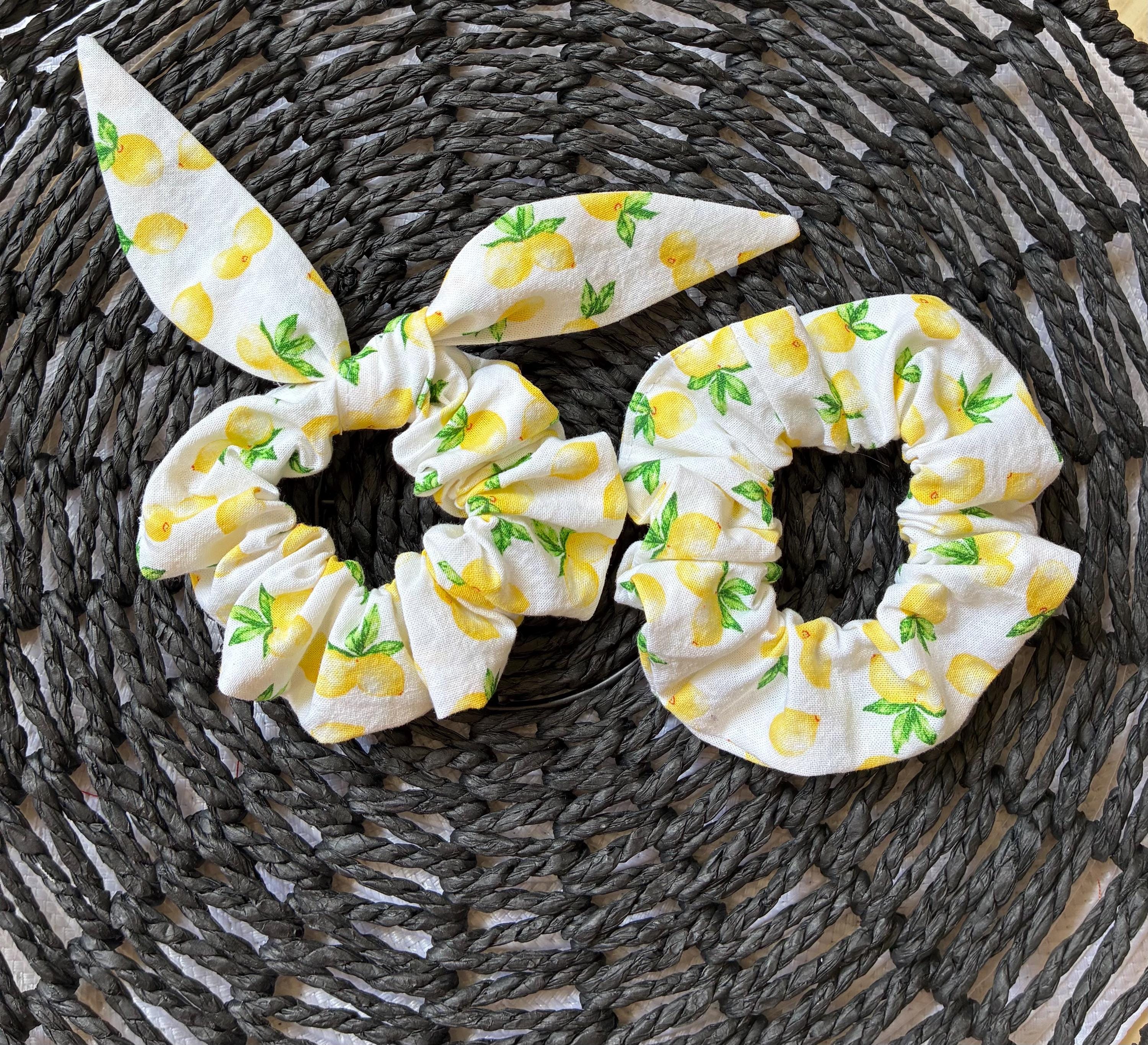 Zara Lemon-Themed Hair Accessory in White and Yellow How to Style Butter Yellow—The Shade We main image 2