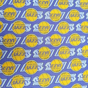 LA Lakers Tissu Demi-Yard Coton