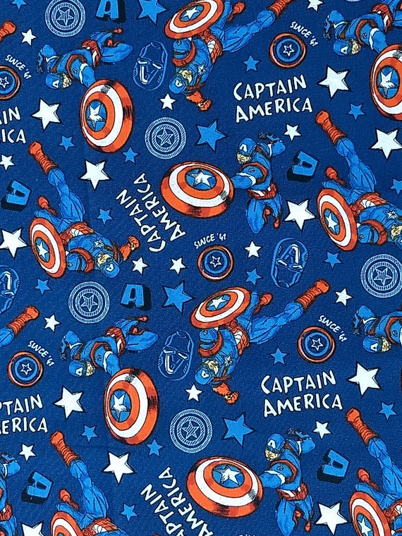 Captain america fabric deals