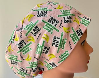 I Am the Commotion Funny Scrub Cap