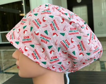 Naughty is the New Nice Christmas Scrub Cap