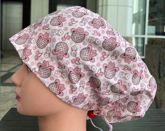 Rodeo Valentine’s Day Scrub Cap