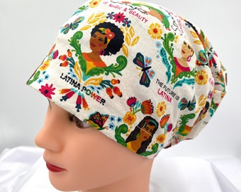 Women Empowerment/Latina Women Scrub Cap Euro Style