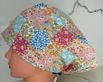 Patchwork Spring Floral Scrub