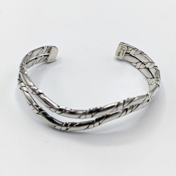 Taxco Mexico 925 Modernist Sterling Silver 7.5" C… - image 3