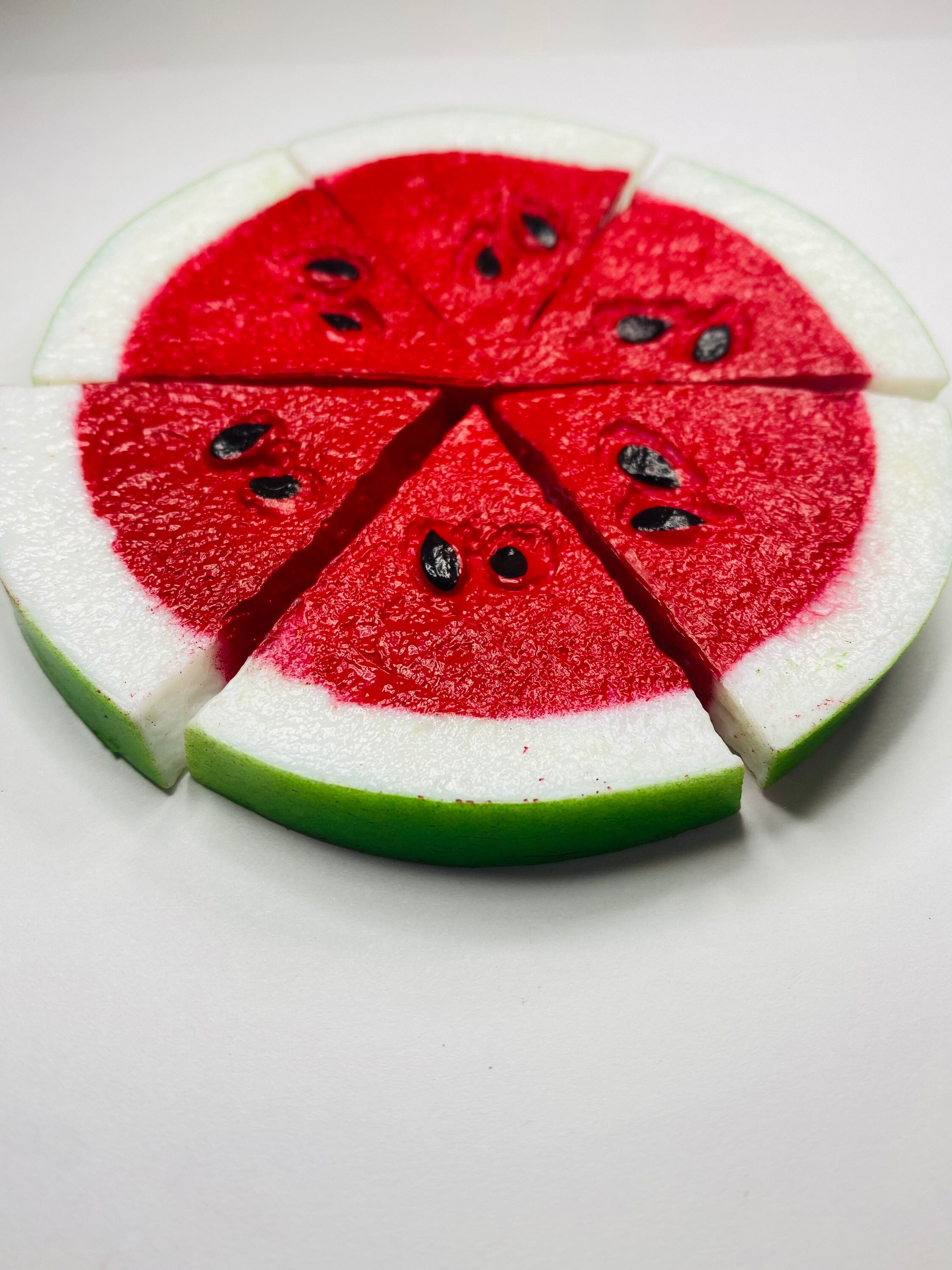 Watermelon Fake Fruit Slices Photography DIY Dollhouse Etsy UK
