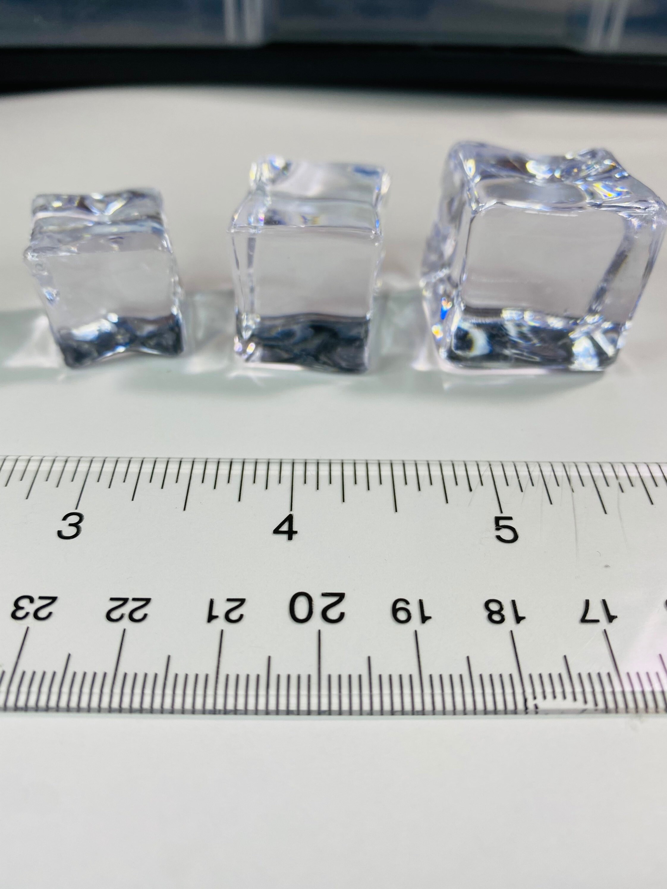 Fake Ice Cubes Fake Desserts Fake Drinks Fake Clear Ice Etsy