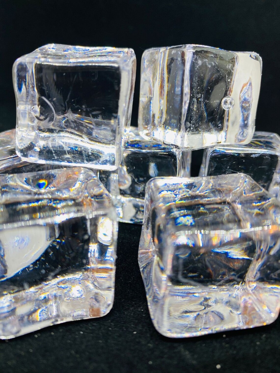Fake Ice Cubes Fake Desserts Fake Drinks Fake Clear Ice Etsy