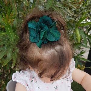 Flowery children's barrette brooch clip