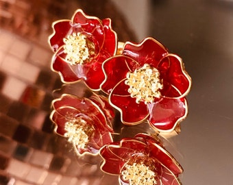 Wire Flowers - Resin Sakura Flowers, five petal chip