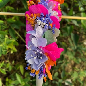 headbands made of preserved natural flowers image 4