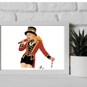 Ringmaster Era – Red Taylor Swift-Inspired Art Print