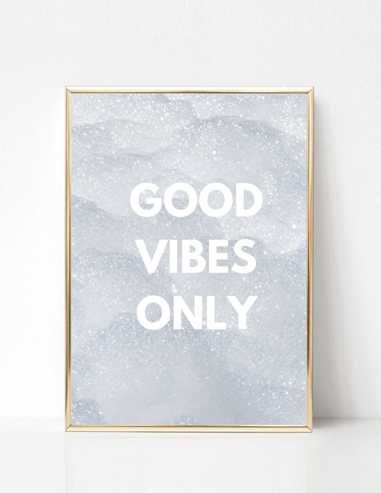 good vibes only print wall art prints bubble room decor etsy india