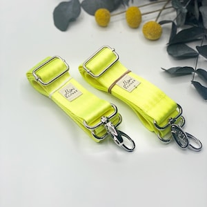 Mimi Pop – Neon Taschengurt zum Wechseln, Neon Taschengurt zum Wechseln – Verstellbar, Gurtband für Taschen, Neonpink, Neongelb, Neonorange