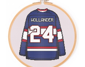 Schema punto croce per maglia Shane Hollander: ricamo Geeky Heat Rivalry (schema PDF)