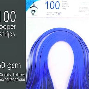 500 Paper Quilling Strips Purple 5 mm Width 297 mm Length/strip 160 gsm for letters, combing, husking, scrolls (5 sets), C72