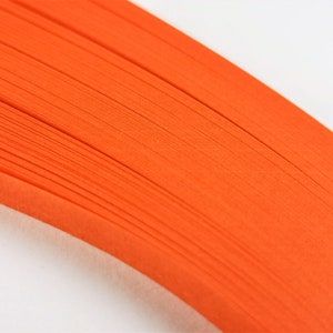 1000 Quilling Paper Strips 5 mm Intensive Orange 80 gsm R58, 5 packs