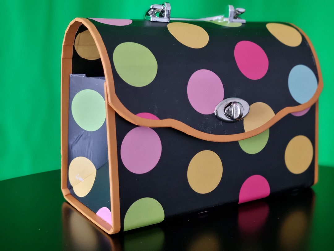 Decorative Gift Box, Purse Style, Gift Box, Chest Box With Metal Handle