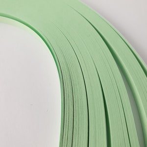 1000 stroken papier, 5 mm, middengroen, 80 g/m², 66, Lively Paper Creations, 5 pakken
