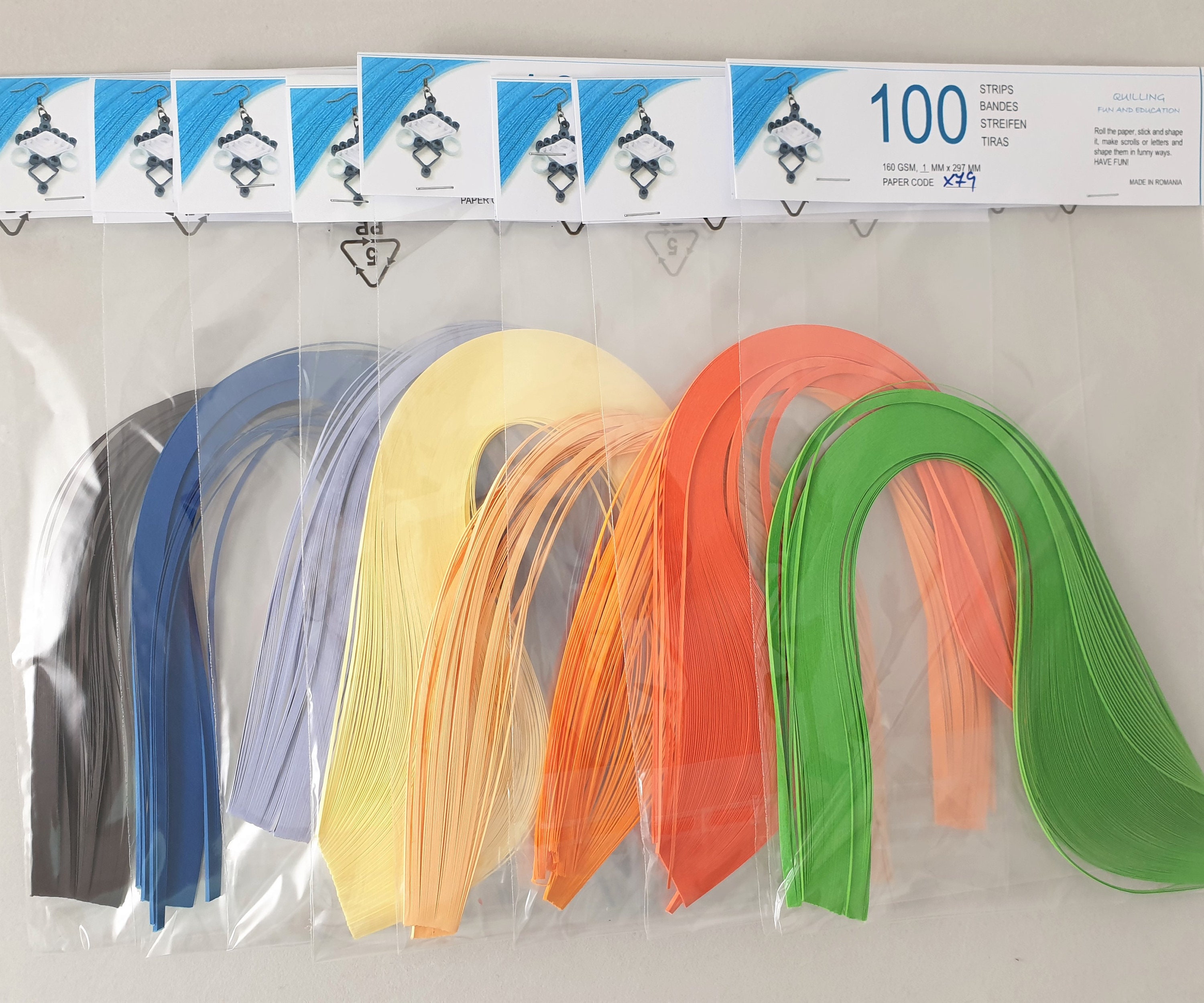 80gsm 1mm Paper Quilling Strips - 200 strips per package – The Paper  Quilling Shop