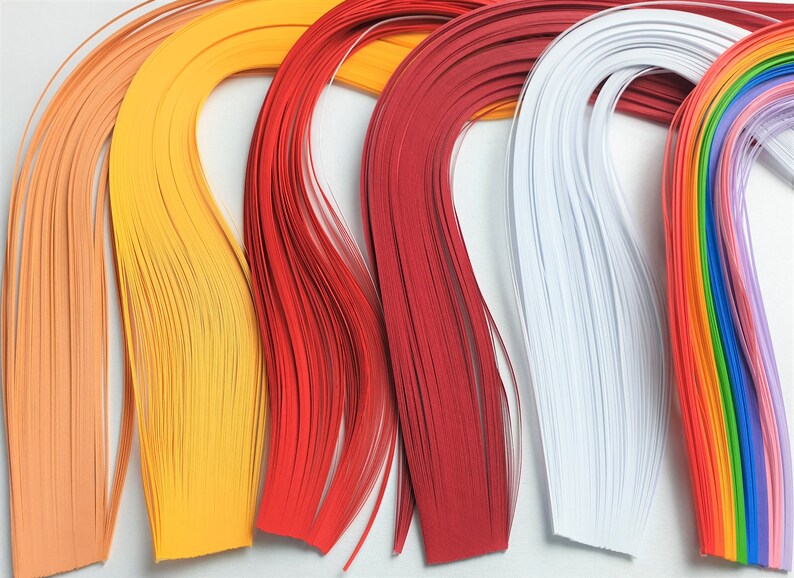 1 Mm Quilling Paper Strips 80 Gsm Etsy