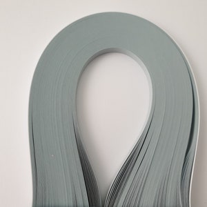 1000 tiras de papel para filigrana azul grisáceo de 1 mm, 3 mm y 5 mm, 80 g/m², C70, 5 paquetes. Suministros para decoración del hogar, joyería y actividades de relajación.