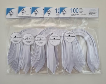 500 Cardstock Quilling Strips White 5 mm Width 297 mm Length/strip 160 gsm for letters, combing, husking, scrolls, X01, 5 packs