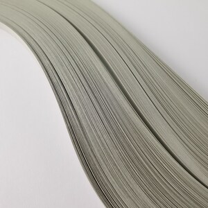 1000 tiras de papel quilling cinza 5 mm 80 g/m² R96, 5 pacotes