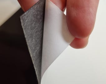 Magnetic sheet A4 self adhesive Black, can be cut in desired size, DACO