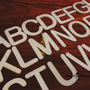 Letras de madera del alfabeto A-Z, 4 cm (1,57 pulgadas), 100 piezas/paquete, Montessori Educativo Ortografía para educación en el hogar